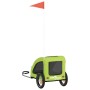Remolque de bicicleta mascotas hierro tela Oxford verde de , Cochecitos para mascotas - Ref: Foro24-93955, Precio: 95,70 €, D...