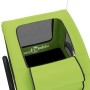 Remolque de bicicleta mascotas hierro tela Oxford verde de , Cochecitos para mascotas - Ref: Foro24-93955, Precio: 95,70 €, D...