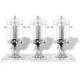 Dispensador de zumo triple acero inoxidable 3 x 8 L de , Dispensadores de bebidas - Ref: Foro24-50533, Precio: 201,31 €, Desc...