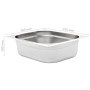 Bandejas Gastronorm 4 unidades GN 1/2 100 mm acero inoxidable de , Cubetas para mesas de vapor - Ref: Foro24-50888, Precio: 5...