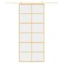 Goldene Schiebetür aus transparentem ESG-Glas und Aluminium von , Türen für zu Hause - Ref: Foro24-155167, Preis: 161,14 €, R...