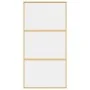 Golden sliding door made of transparent ESG glass and aluminum by , Doors for the home - Ref: Foro24-155150, Price: 167,84 €,...