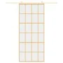 Goldene Schiebetür aus transparentem ESG-Glas und Aluminium von , Türen für zu Hause - Ref: Foro24-155173, Preis: 161,03 €, R...