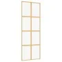 Goldene Schiebetür aus transparentem ESG-Glas und Aluminium von , Türen für zu Hause - Ref: Foro24-155184, Preis: 152,86 €, R...