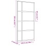 Puerta corredera dorada de vidrio ESG transparente y aluminio de , Puertas para el hogar - Ref: Foro24-155192, Precio: 175,93...