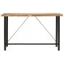 Iron and solid mango wood high table 180x70x107 cm by , Kitchen and dining tables - Ref: Foro24-356383, Price: 329,34 €, Disc...