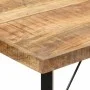 Mesa alta de hierro y madera maciza de mango 180x70x107 cm de , Mesas de cocina y de comedor - Ref: Foro24-356383, Precio: 32...