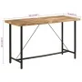 Iron and solid mango wood high table 180x70x107 cm by , Kitchen and dining tables - Ref: Foro24-356383, Price: 329,34 €, Disc...