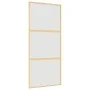 Golden sliding door ESG glass frosted aluminum 90x205cm by , Doors for the home - Ref: Foro24-155152, Price: 166,99 €, Discou...