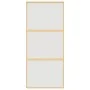 Golden sliding door ESG glass frosted aluminum 90x205cm by , Doors for the home - Ref: Foro24-155152, Price: 166,99 €, Discou...