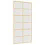 Golden sliding door in frosted ESG glass and aluminum by , Doors for the home - Ref: Foro24-155171, Price: 188,29 €, Discount: %
