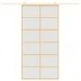 Golden sliding door in frosted ESG glass and aluminum by , Doors for the home - Ref: Foro24-155171, Price: 188,29 €, Discount: %