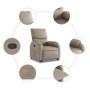 Sillón reclinable elevable cuero artificial color capuchino en Sillones | Comprar online en Foru.es
