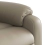 Sillón reclinable elevable cuero artificial color capuchino en Sillones | Comprar online en Foru.es