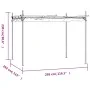 Pérgola con cubierta retráctil color crema 295x292x230 cm de , Carpas y cenadores - Ref: Foro24-360114, Precio: 221,22 €, Des...