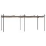 Pérgola con cubierta retráctil gris taupe 589x292x230 cm de , Carpas y cenadores - Ref: Foro24-360121, Precio: 430,07 €, Desc...