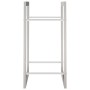Estante para leña acero inoxidable 80x28x86 cm de , Bolsas y soportes de leña - Ref: Foro24-357862, Precio: 35,94 €, Descuent...