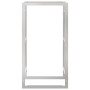 Estante para leña acero inoxidable 50x28x94 cm de , Bolsas y soportes de leña - Ref: Foro24-357860, Precio: 34,22 €, Descuent...