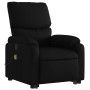 Sillón reclinable de masaje de pie cuero artificial negro en Sillones | Comprar online en Foru.es