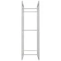 Estante para leña acero inoxidable 50x28x94 cm de , Bolsas y soportes de leña - Ref: Foro24-357860, Precio: 33,76 €, Descuent...