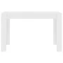 White engineered wood dining table 120x60x76 cm by , Kitchen and dining tables - Ref: Foro24-800432, Price: 70,88 €, Discount: %