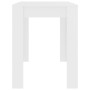 Mesa de comedor de madera de ingeniería blanco 120x60x76 cm de , Mesas de cocina y de comedor - Ref: Foro24-800432, Precio: 7...
