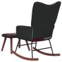 Mecedora con taburete tela patchwork de , Mecedoras - Ref: Foro24-328204, Precio: 125,09 €, Descuento: %