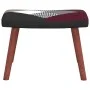 Mecedora con taburete tela patchwork de , Mecedoras - Ref: Foro24-328204, Precio: 125,09 €, Descuento: %