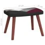 Mecedora con taburete tela patchwork de , Mecedoras - Ref: Foro24-328204, Precio: 125,09 €, Descuento: %