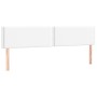 Cabeceros 2 unidades de cuero sintético blanco 90x5x78/88 cm de , Cabeceros y pies de cama - Ref: Foro24-345973, Precio: 75,8...