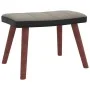 Sillón de relax con taburete terciopelo gris claro y PVC de , Mecedoras - Ref: Foro24-327886, Precio: 120,52 €, Descuento: %