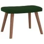 Dark green velvet rocking chair with footrest by , Rocking chairs - Ref: Foro24-327756, Price: 160,80 €, Discount: %