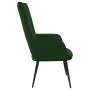 Silla de relajación de terciopelo verde oscuro de , Sillones - Ref: Foro24-327679, Precio: 107,52 €, Descuento: %