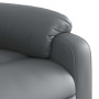 Sillón reclinable de masaje de pie cuero artificial gris en Sillones | Comprar online en Foru.es