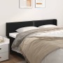 Cabecero de cuero sintético negro 163x16x78/88 cm de , Cabeceros y pies de cama - Ref: Foro24-3118724, Precio: 64,37 €, Descu...