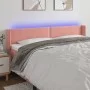 Rosa Samtkopfteil mit LED 183x16x78/88 cm von , Kopf- und Fußteile - Ref: Foro24-3123161, Preis: 70,65 €, Rabatt: %