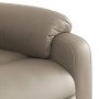 Sillón reclinable masaje pie cuero artificial color capuchino en Sillones | Comprar online en Foru.es