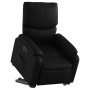 Sillón reclinable y elevable eléctrico cuero sintético negro en Sillones | Comprar online en Foru.es