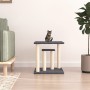 Postes rascadores para gatos con plataformas gris oscuro 50 cm en Mobiliario para gatos | Comprar online en Foru.es