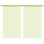 Cortinas de flecos 2 piezas 140x250 cm verde de vidaXL, Cortinas y visillos - Ref: Foro24-132413, Precio: 26,95 €, Descuento: %