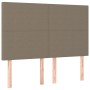 Cama box spring con colchón tela gris taupe 140x190 cm de , Camas y somieres - Ref: Foro24-3131269, Precio: 510,34 €, Descuen...
