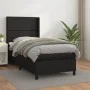 Boxspringbett mit schwarzer Kunstledermatratze 90x190 cm von , Betten und Lattenroste - Ref: Foro24-3132417, Preis: 324,97 €,...