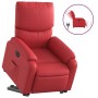 Sillón elevable eléctrico cuero artificial rojo en Sillones | Comprar online en Foru.es