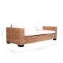 3-Sitzer-Sofa aus natürlichem Rattan von vidaXL, Sofas - Ref: Foro24-244419, Preis: 664,48 €, Rabatt: %