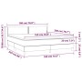 Cama box spring con colchón cuero sintético negro 180x200 cm de , Camas y somieres - Ref: Foro24-3141077, Precio: 540,02 €, D...