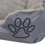 Cama para perro con cojín acolchado talla L gris de vidaXL, Camas para perros - Ref: Foro24-170415, Precio: 35,97 €, Descuent...