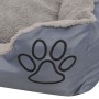 Cama para perro con cojín acolchado talla L gris de vidaXL, Camas para perros - Ref: Foro24-170415, Precio: 36,46 €, Descuent...
