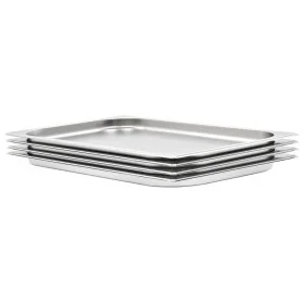 Bandejas Gastronorm 4 unidades GN 1/1 20 mm acero inoxidable de , Cubetas para mesas de vapor - Ref: Foro24-50878, Precio: 53...