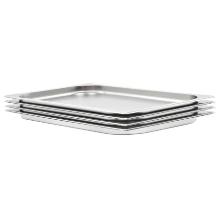 Bandejas Gastronorm 4 unidades GN 1/1 20 mm acero inoxidable de , Cubetas para mesas de vapor - Ref: Foro24-50878, Precio: 53...