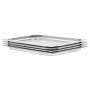 Bandejas Gastronorm 4 unidades GN 1/1 20 mm acero inoxidable de , Cubetas para mesas de vapor - Ref: Foro24-50878, Precio: 56...
